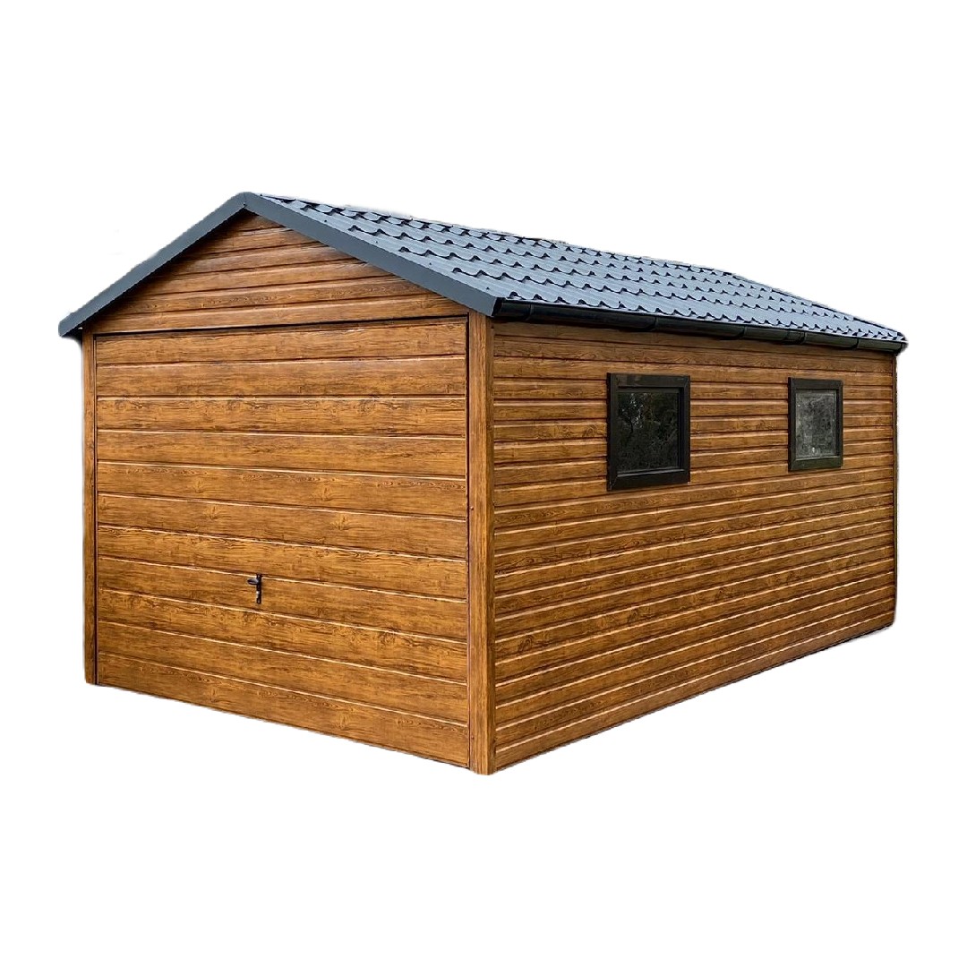 Garaż 3x5 dwuspad + 2 okna PREMIUM