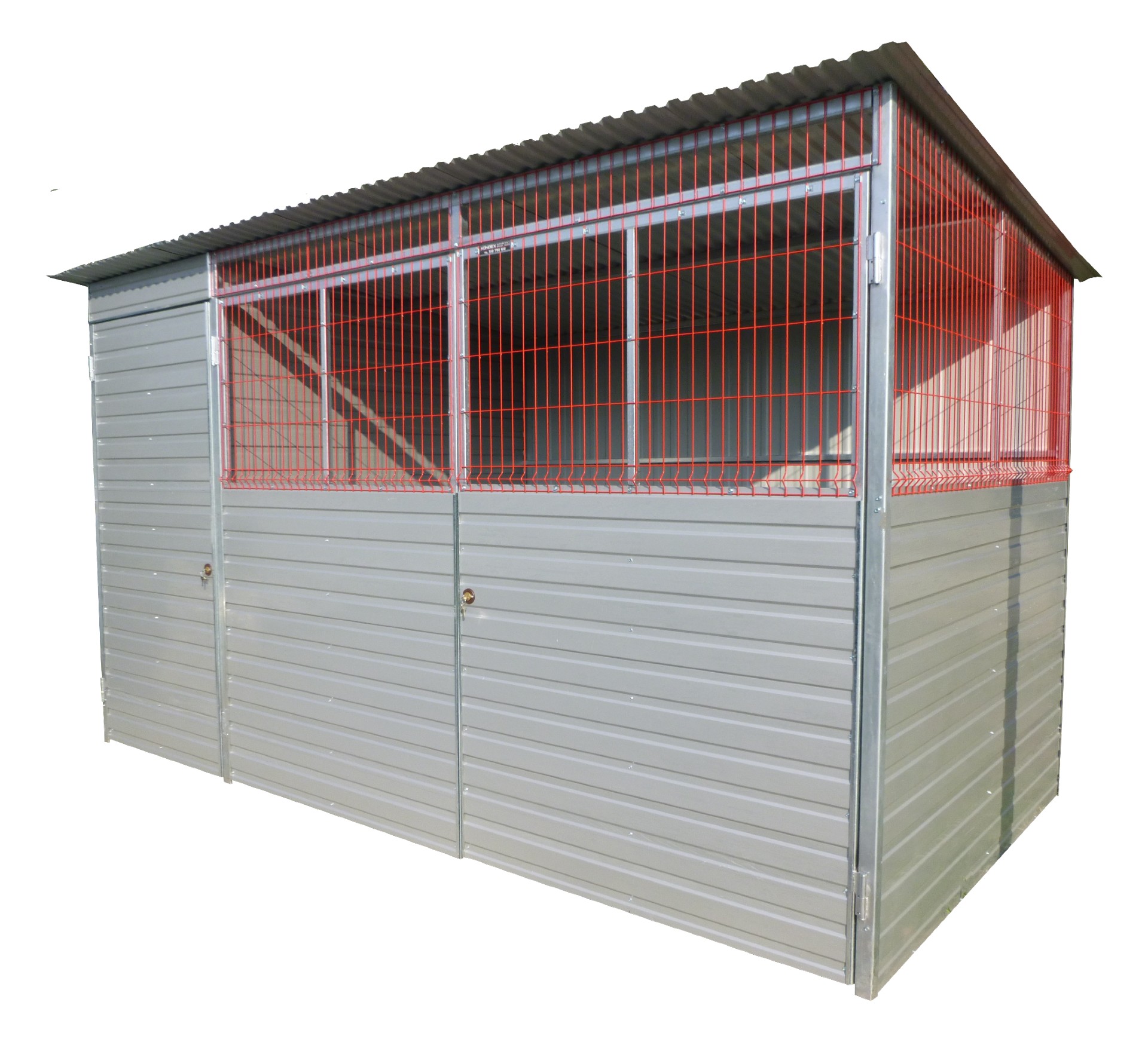 Wiata śmietnikowa 3x2 + dodatkowe pomieszczenie 1x2